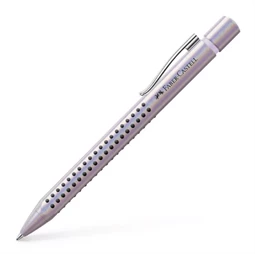 Golyóstoll FABER GLAM Grip gyöngyház fehér színű test, írásszín kék, vonalvastagság: XB