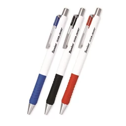 Golyóstoll FLEXOFFICE Senior 0,7 mm, nyomógombos, vegyes színű tolltest, kék