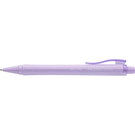 Golyóstoll Faber-Castell Daily Ball lila színű test, írásszín kék, vonalvastagság: XB