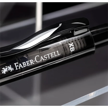 Golyóstoll Faber-Castell Poly Ball View fekete test, írásszín kék, vonalvastagság: XB