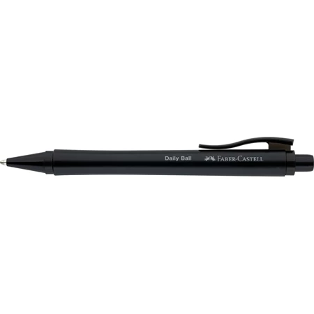 Golyóstoll Faber-Castell Daily Ball fekete színű test, írásszín kék, vonalvastagság: XB