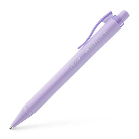 Golyóstoll Faber-Castell Daily Ball lila színű test, írásszín kék, vonalvastagság: XB