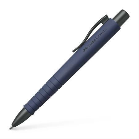 Golyóstoll Faber-Castell Polly Ball navy kék színű test, írásszín kék, vonalvastagság: XB