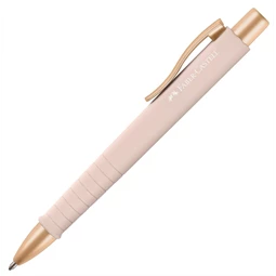 Golyóstoll Faber-Castell Poly Ball rózsaszín színű test, írásszín kék, vonalvastagság: XB