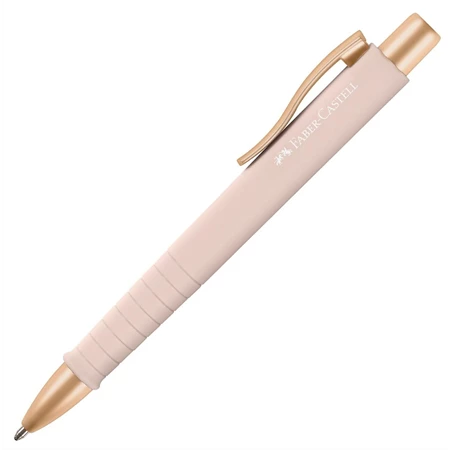 Golyóstoll Faber-Castell Polly Ball rózsaszín színű test, írásszín kék, vonalvastagság: XB