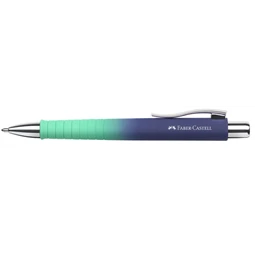 Golyóstoll Faber-Castell Poly Ball FlowEdition, átmenetes test, írásszín kék, vonalvastagság XB, Buzzing Blue