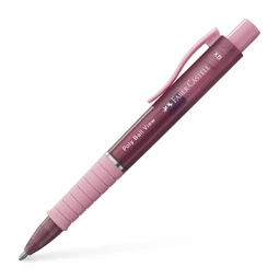 Golyóstoll Faber-Castell Poly Ball View rózsa árnyékok test, írásszín kék, vonalvastagság: XB