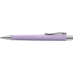 Golyóstoll  Faber-Castell Poly Ball édes lila színű test, írásszín kék, vonalvastagság: XB