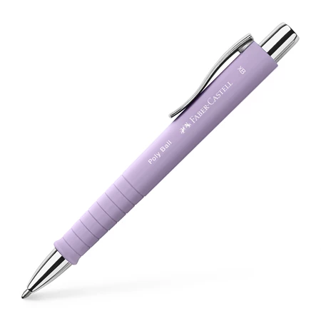 Golyóstoll  Faber-Castell Poly Ball édes lila színű test, írásszín kék, vonalvastagság: XB