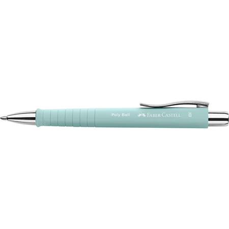 Golyóstoll Faber-Castell Poly Ball karibi kék színű test, írásszín kék, vonalvastagság: XB
