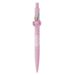 Golyóstoll ICO AXOLOTL formájú klipsz pasztell rózsaszín