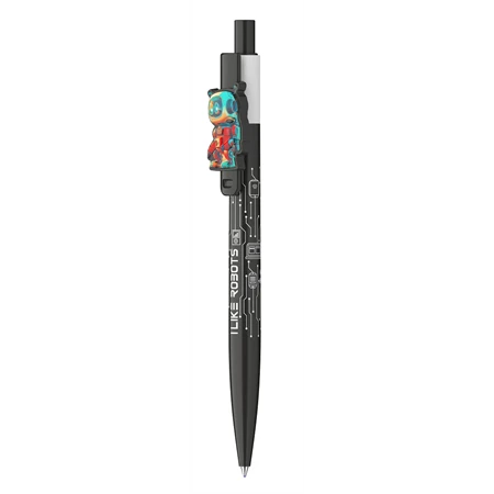 Golyóstoll ICO Robot fekete