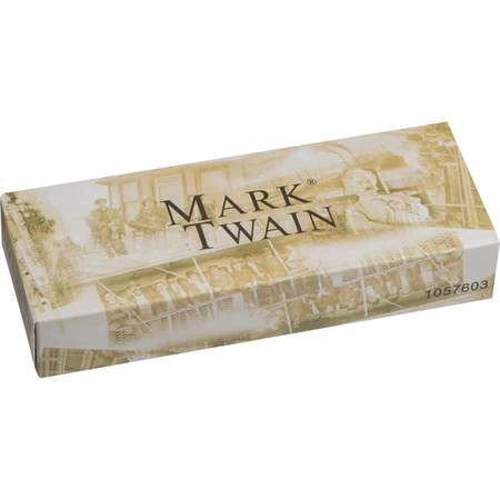 Golyóstoll Mark Twain krómozott sötét test, dobozban