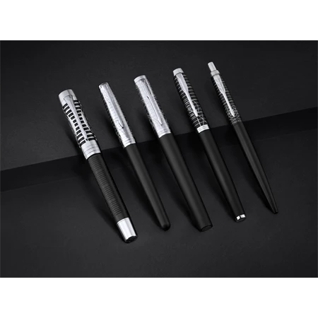 PARKER Jotter Royal XL Legacy of Fight golyóstoll fekete test ezüst klipsz