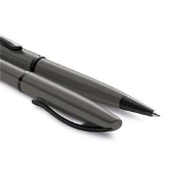 Golyóstoll PELIKAN Jazz Noble Elegance fém, díszdobozban, Stone, kék tollbetéttel