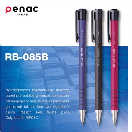 Golyóstoll PENAC RB-085B kék test, kék betét