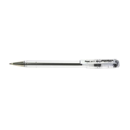 Golyóstoll PENTEL Superb BK77 kupakos 0,35 mm fekete