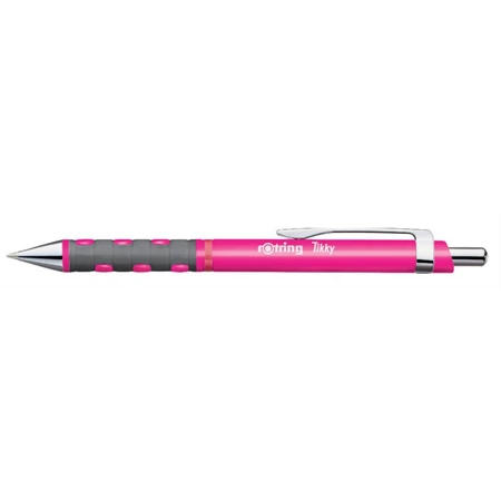 Golyóstoll ROTRING Tikky III New pink, kék betéttel