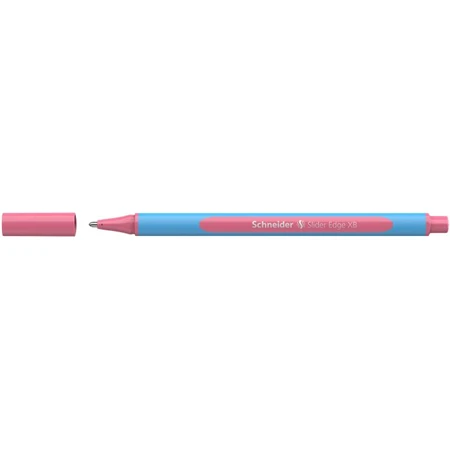 Golyóstoll SCHNEIDER Slider Edge XB 0,7 mm, kupakos pastel flamingó