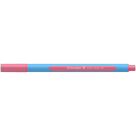Golyóstoll SCHNEIDER Slider Edge XB 0,7 mm, kupakos pastel flamingó