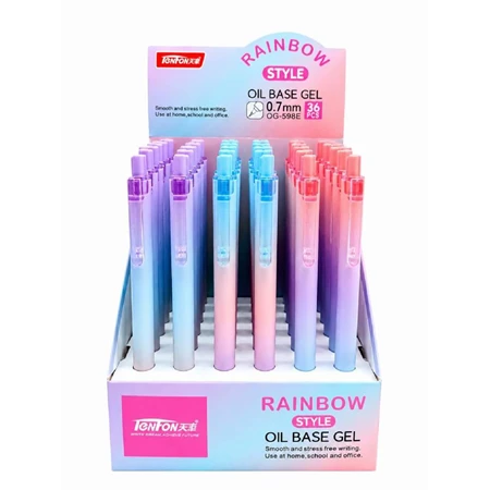 Golyóstoll TENFON OG-598E 0,7mm Rainbow