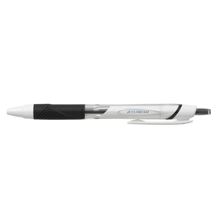 Golyóstoll UNI SXN-155 Jetstream 0,5 mm, nyomógombos, fehér tolltest, fekete