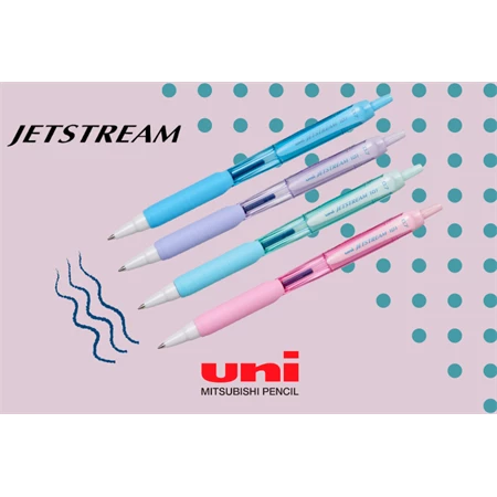 Golyóstoll UNI SXN-101 Jetstream, 0,7mm, vízkék, tinta színe kék
