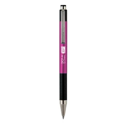Golyóstoll ZEBRA 301A rózsaszín külső, 0,24 mm írásvastagság, nyomógombos, kék írásszín