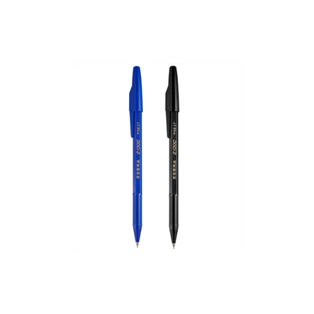 Golyóstoll ZEBRA  B1000 0,7mm, kupakos, kék  írásszín kék
