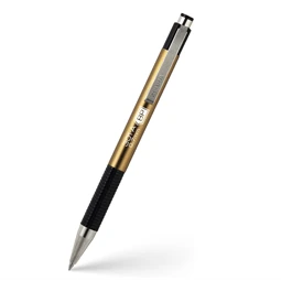 Golyóstoll ZEBRA F-301A pezsgő külső, nyomógombos, 0,24 írásvastagság, kék írásszín