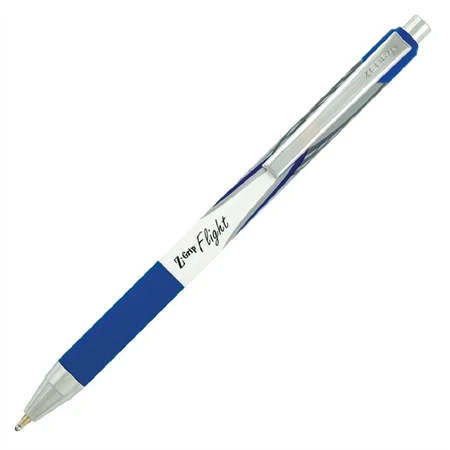 Golyóstoll ZEBRA Z-Grip Flight, 0,33 mm kék írásvastagság, nyomógombos