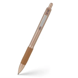 Golyóstoll ZEBRA Z-Grip Smooth 0,27 mm, nyomógombos, RoseGold test, kék tinta