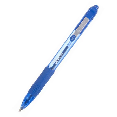 Golyóstoll ZEBRA Z-Grip Smooth 0,27 mm írásvastagság, nyomógombos, kék
