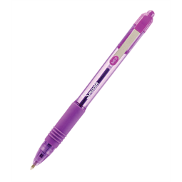 Golyóstoll ZEBRA Z-Grip Smooth 0,27 mm írásvastagság, nyomógombos,  lila