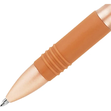 Golyóstoll ZEBRA Z-Grip Smooth nyomógombos, RoseGold test, fekete tinta