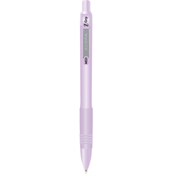 Golyóstoll ZEBRA Z-Grip pasztel lila test, kék színű 0,27mm írásvasatgság, 1mm golyóátmérő