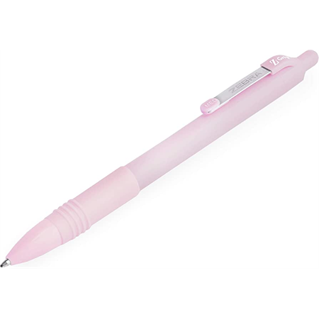 Golyóstoll ZEBRA Z-Grip Bespoke pasztel rózsaszín test, kék színű 0,27mm írásvasatgság, 1mm golyóátmérő