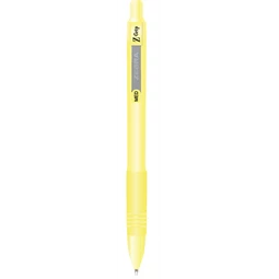 Golyóstoll ZEBRA Z-Grip pasztel sárga test, kék színű 0,27mm írásvasatgság, 1mm golyóátmérő