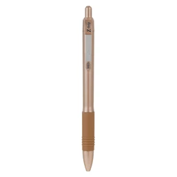 Golyóstoll ZEBRA Z-Grip Smooth nyomógombos, RoseGold test, fekete tinta