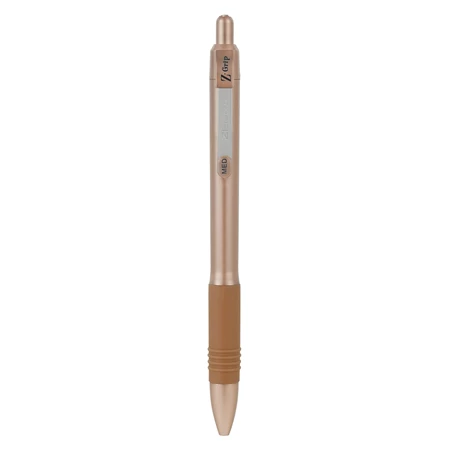 Golyóstoll ZEBRA Z-Grip Smooth nyomógombos, RoseGold test, fekete tinta