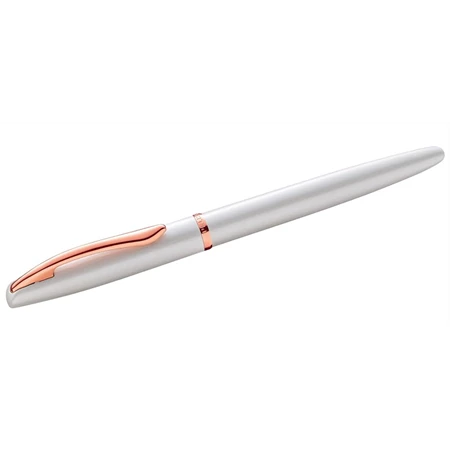 Golyóstoll + töltőtoll PELIKAN Jazz Noble Elegance fém, díszdobozban, gyöngy - rosegold kiegészítóvel, kék tollbetéttel