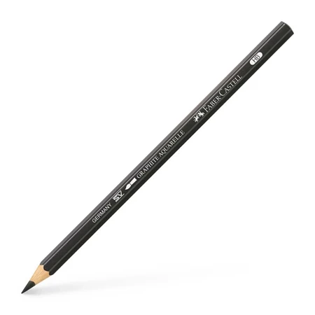 Grafitceruza, FABER-CASTELL akvarell, HB Magas minőségű ceruza, vízoldható kötőanyaggal préselt tiszta grafit ceruzabél