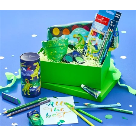 Grafitceruza Faber-Castell háromszögletű Unikornis + Dinoszaurusz HB vastag