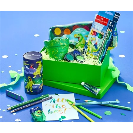 Grafitceruza Faber-Castell háromszögletű Unikornis + Dinoszaurusz HB vékony