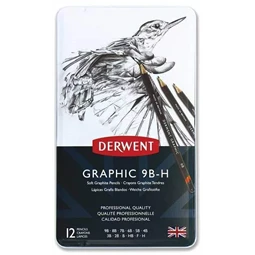 Grafitceruza szett 12db-os DERWENT puha 9B-H