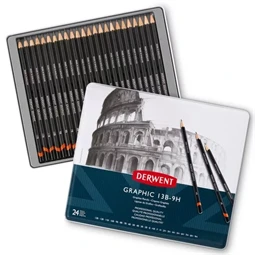 Grafitceruza szett 24db-os DERWENT 13B-9H