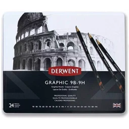 Grafitceruza szett 24db-os DERWENT 9B-9H