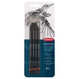 Grafitceruza szett 4db-os DERWENT puha HB, 2B, 4B, 6B