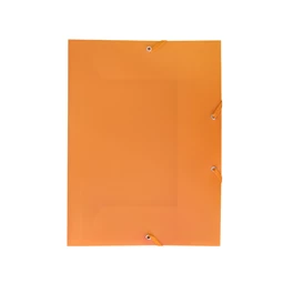Gumis mappa A/4 15mm  PVC, narancssárga