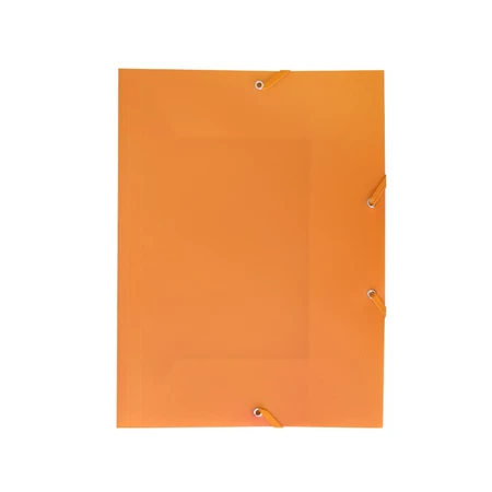 Gumis mappa A/4 15mm  PVC, narancssárga